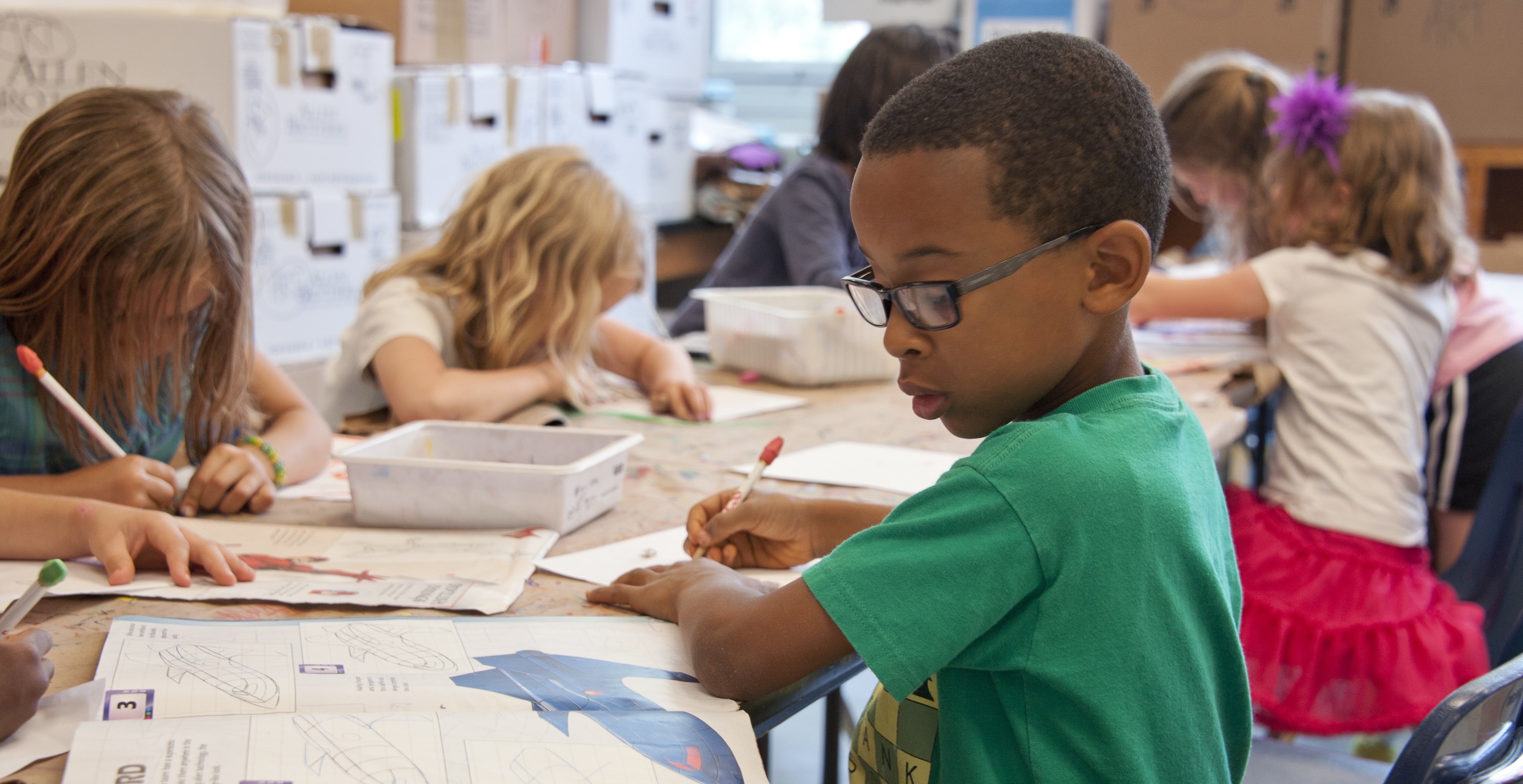 Children in class